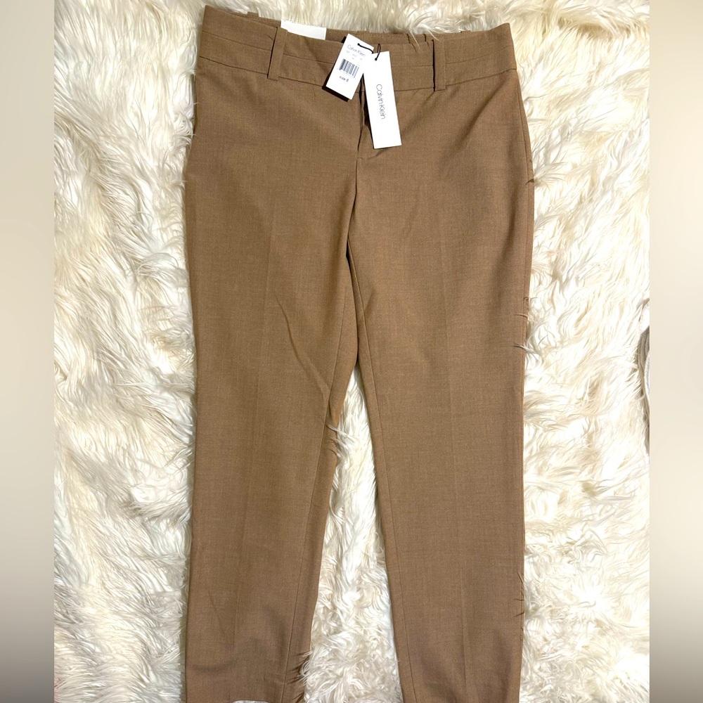 NWT! Calvin Klein Modern Ankle Trouser SZ 8